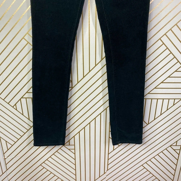 Veronica Beard Kate 10” Skinny Corduroy Jeans in Forest Green Size US 24 - Picture 6 of 12